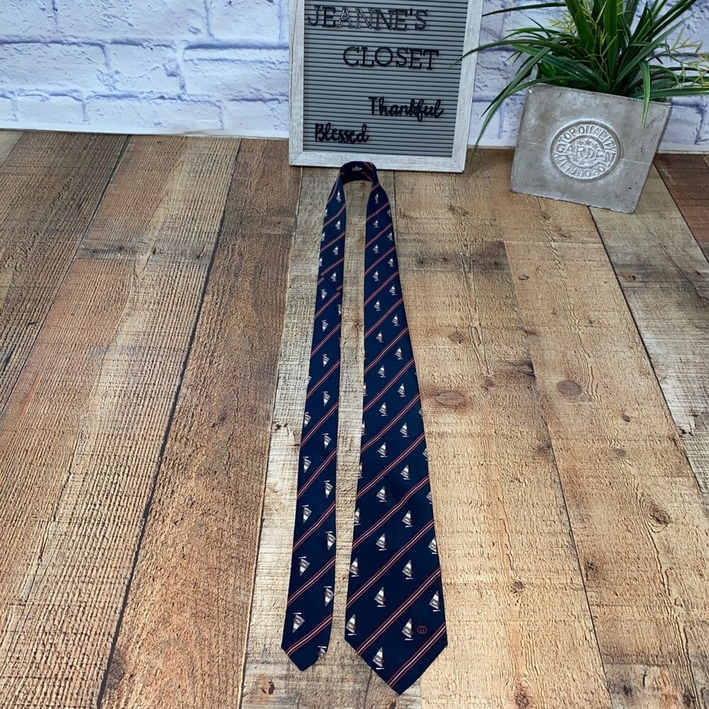 Vintage Gucci yacht boat tie GG - Picture 2 of 15